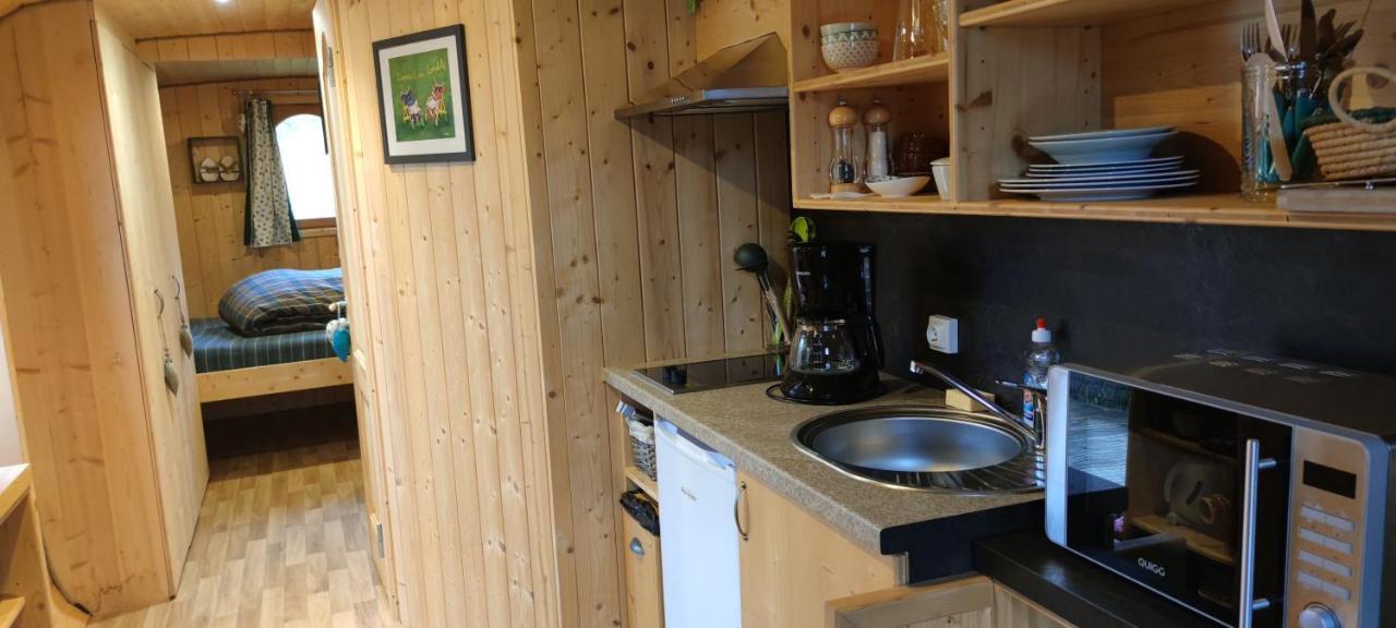 Ma Roulotte Sous Les Chenes- Au Naturel Raon-aux-Bois Esterno foto