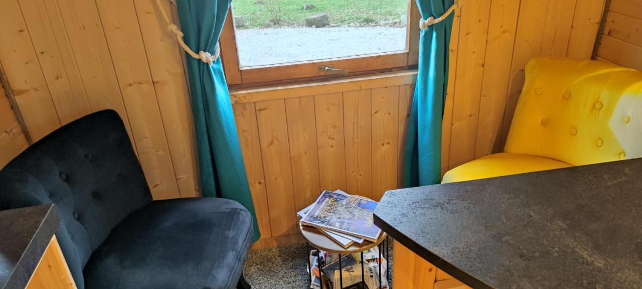 Ma Roulotte Sous Les Chenes- Au Naturel Raon-aux-Bois Esterno foto