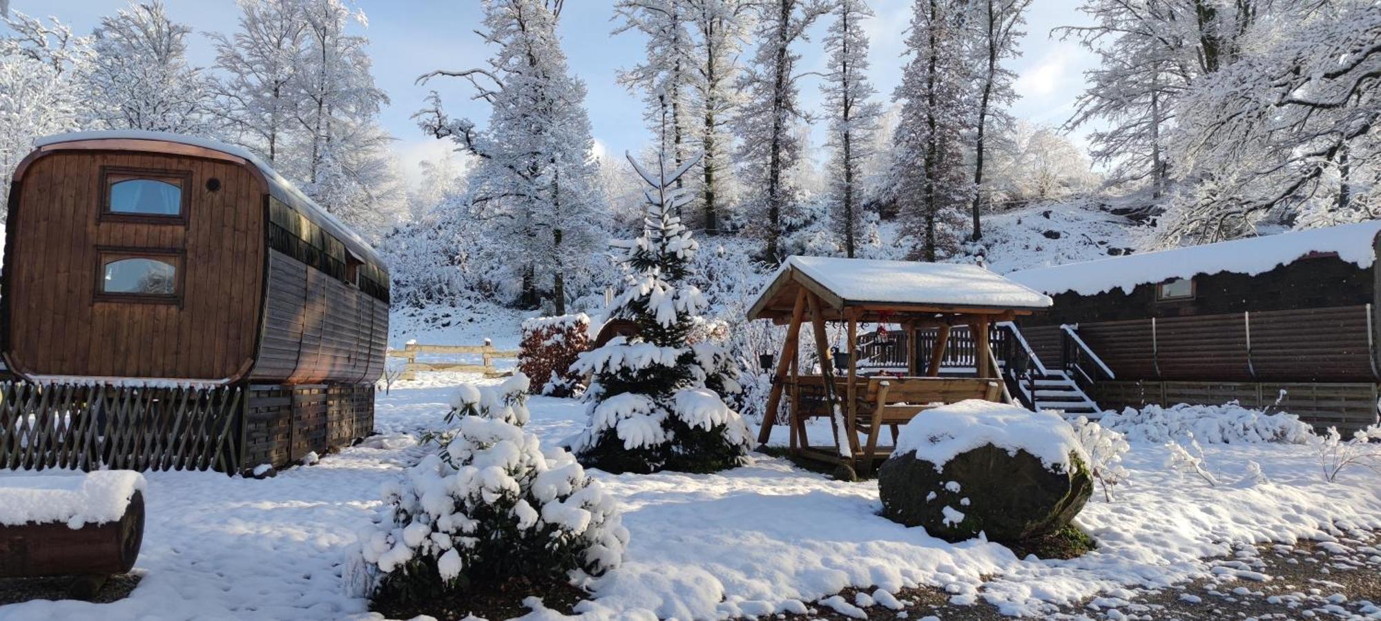 Ma Roulotte Sous Les Chenes- Au Naturel Raon-aux-Bois Esterno foto
